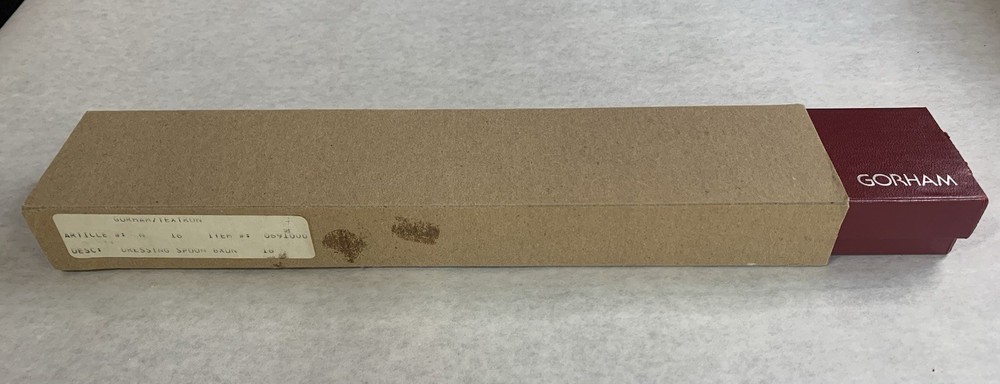 Gorham The GENERAL De ROCHAMBEAU SILVER SERVING SPOON to Lt Gov Jabez 1780 12"