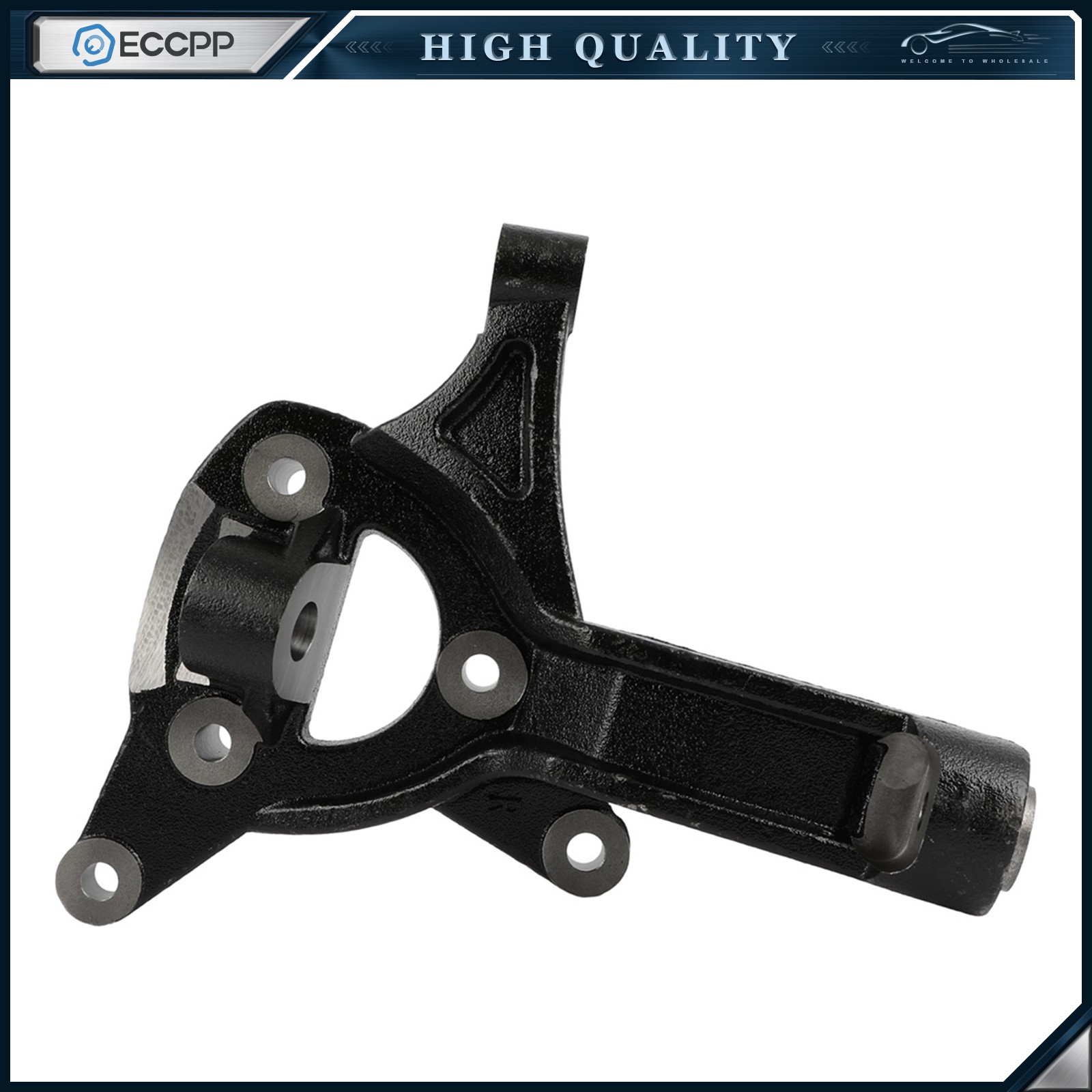 Pair 4.5" Lift Spindles For Chevy Silverado 1500 GMC Sierra 1500 2WD 2007-2017