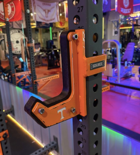 Sorinex | 8ft Wall Mounted Double Half Rack Rig Setup w/ Connecting High Bridge