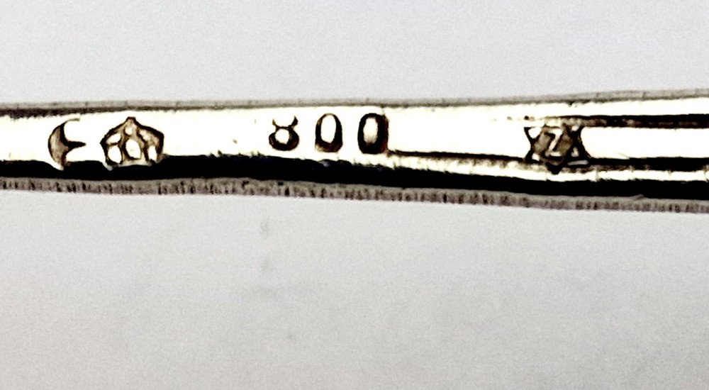 Serving Fork Fork Rose 800 Silver Z341