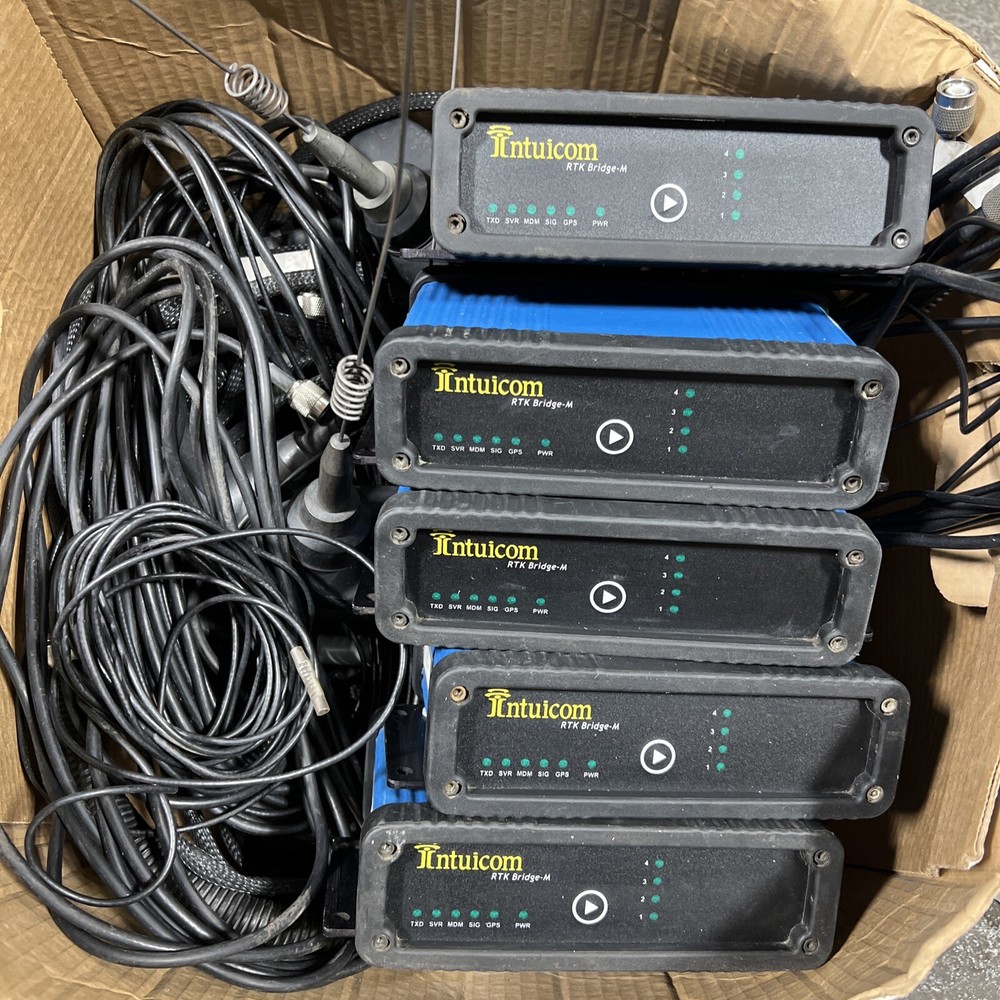 5x Intuicom RTK Bridge-M And Cables