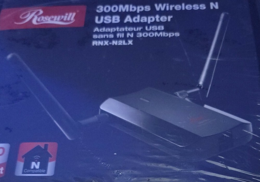 Rosewill RNX-N2LX Wireless N 300Mbps USB Adapter.