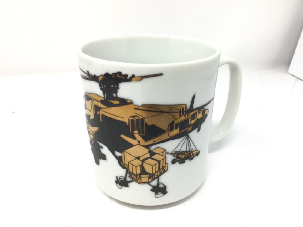Synthetic Flight Training Systems Coffee Cup Mug Gold Black