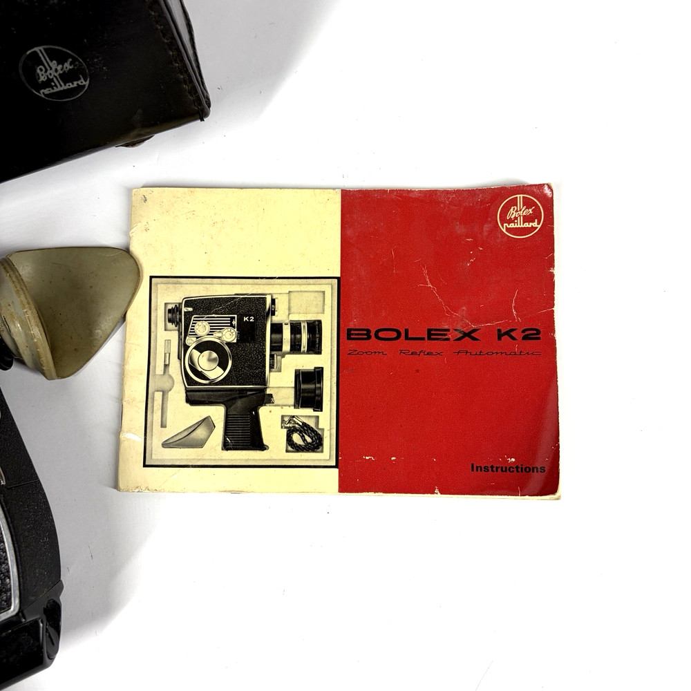 Vintage BOLEX K2 Zoom Reflex Automatic Camera w/ Case NOT TESTED