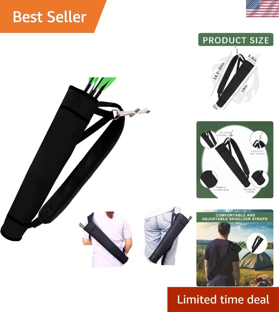 Ultra-Lightweight Archery Quiver with Padded Strap - Safe and Comfortable