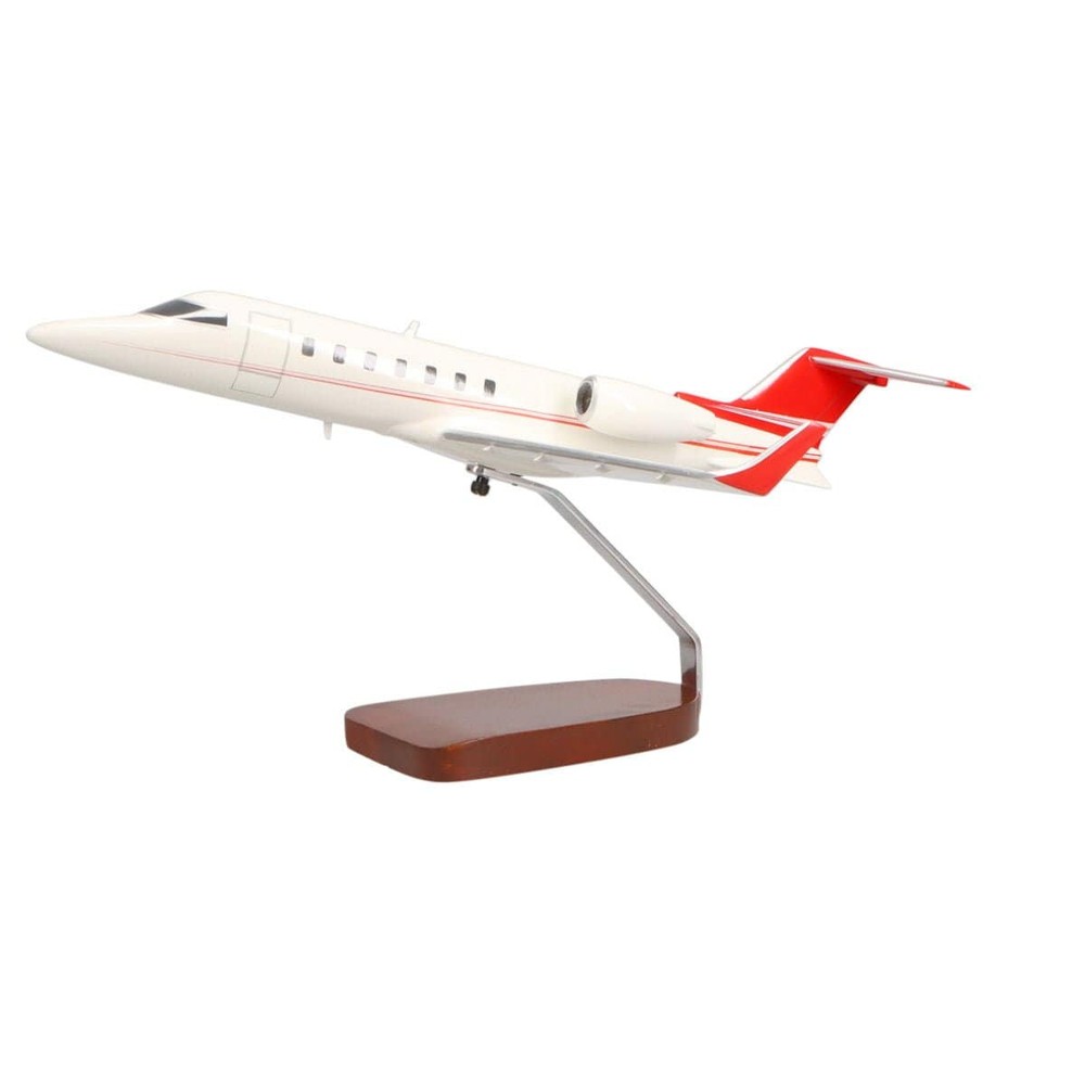 NEW Learjet 40 Large Mahogany Model