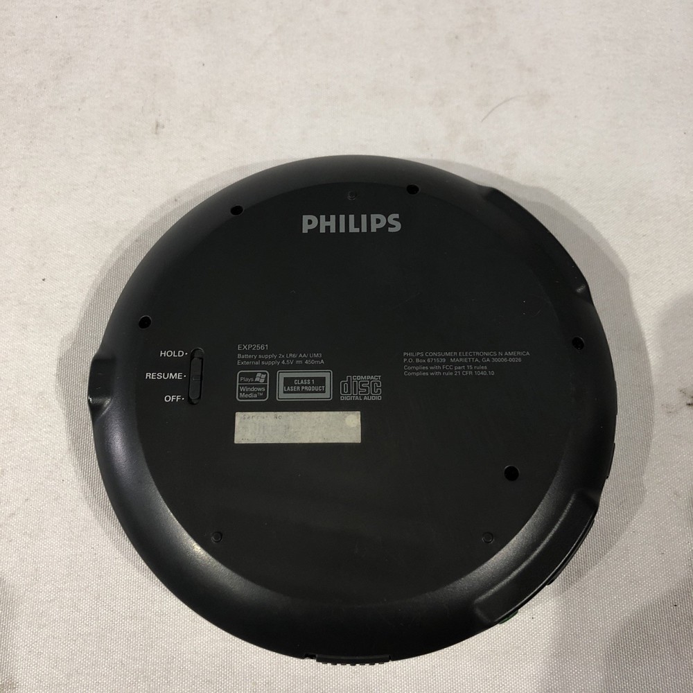 Phillips Exp2561 Portable Touch Screen Mp3 CD Player (RARE)!- UNTESTED