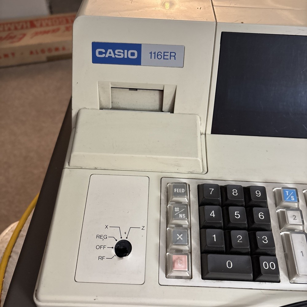 Casio 116ER Cash Register From 1990