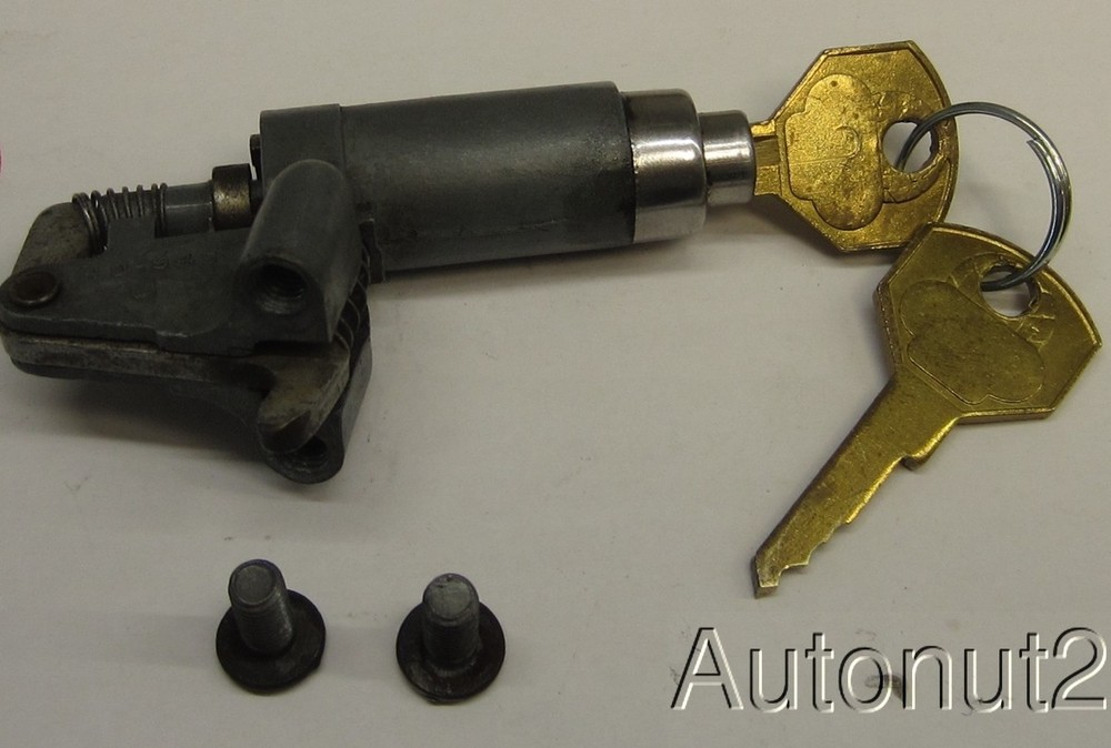 1940 Mercury glove box lock with 2 brass keys original