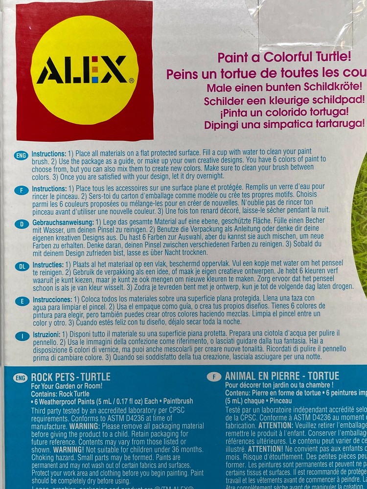 Alex Paintable Rock-Pets