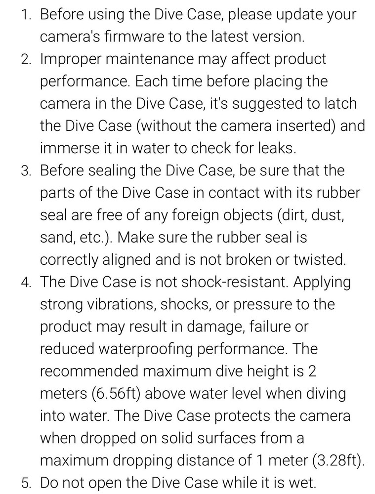 Original Insta360 Ace Pro Dive Case – Waterproof