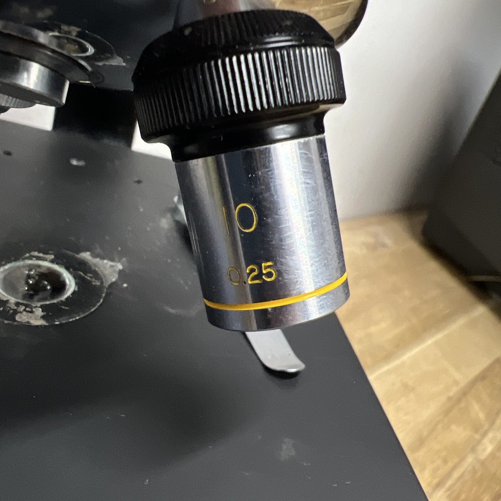 Wolfe Model 831385 Monocular Compound Microscope Made In Japan Free Ship P2