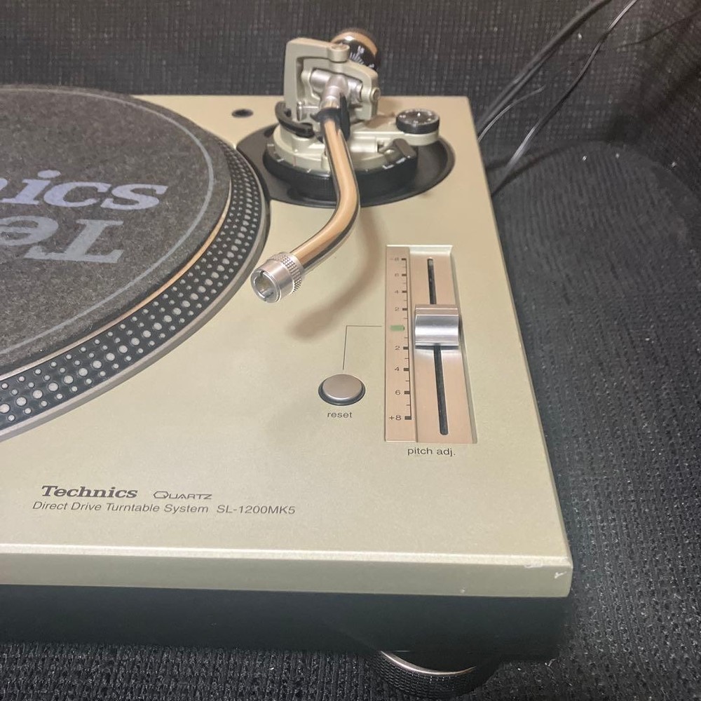 Technics SL-1200MK5 Silver Direct Drive Turntable Tested Scratch DJ Working