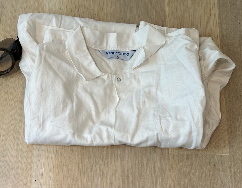 Fisher Lab Coat and Goggles - Size Small