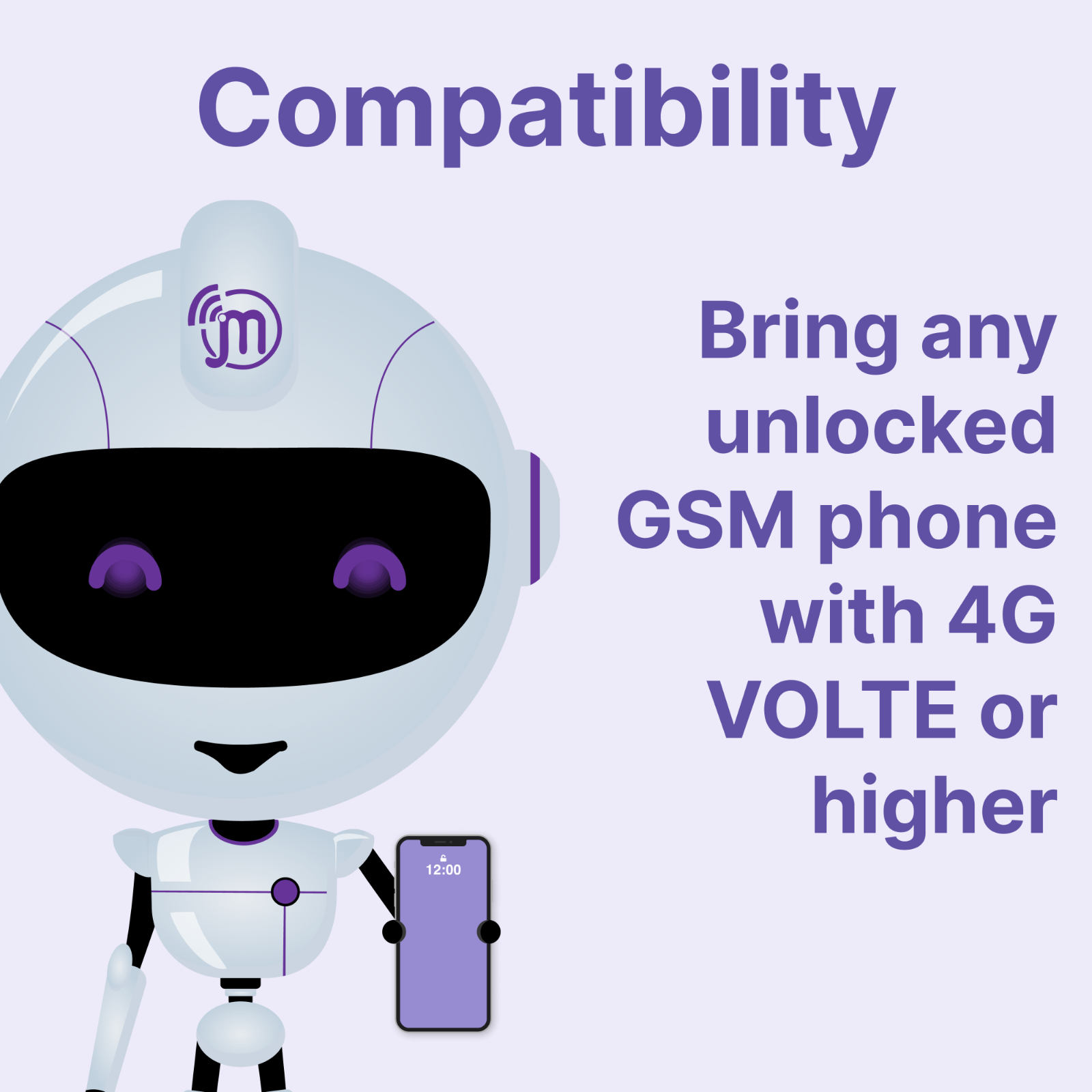 $10/mo Jethro Mobile SIM Card Basic Phone Plan: Unlimited Talk & Text