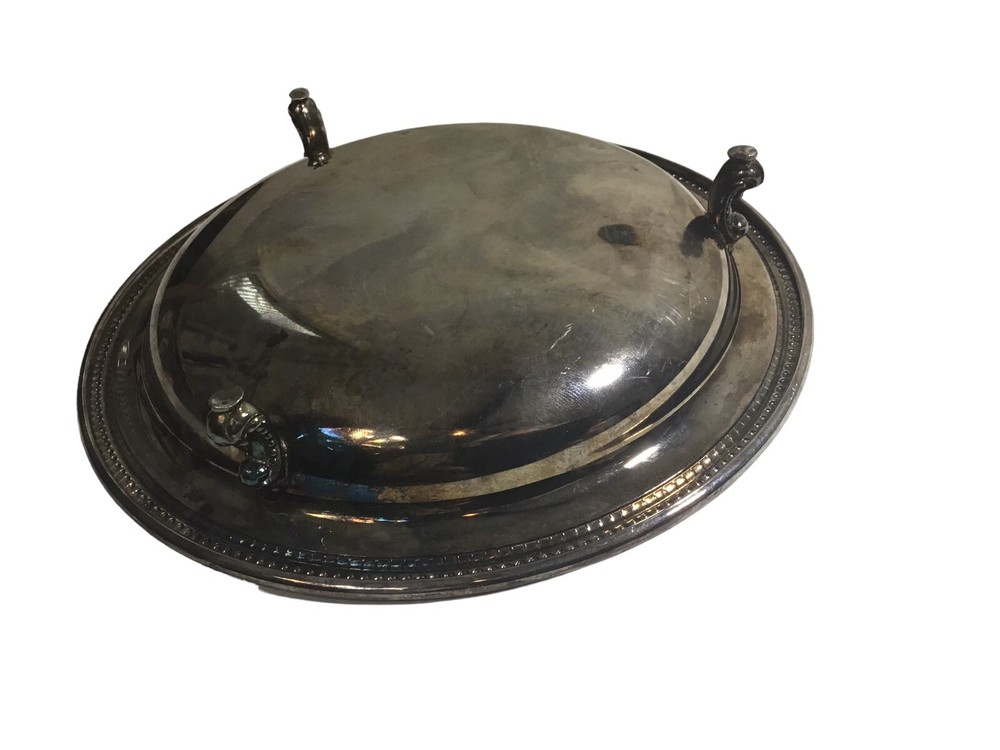 Oneida Silver Plated 3 Footed Serving Bowl 7 1/4”