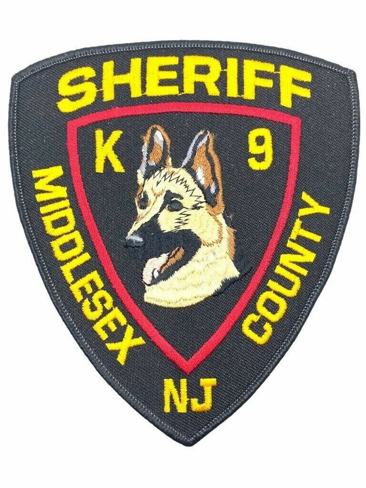 US Middlesex County New Jersey K9 Sheriff Department Patch