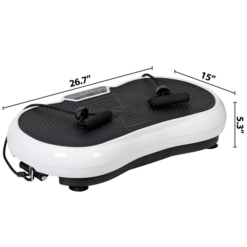 Vibration Plate Exercise Machine Crazy Fit Platform Full Body Workout Vibration
