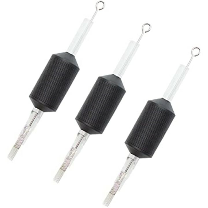 Tattoo Needle with Tube Combo 25mm 1 Inch Grip Box of 20pcs RL/RS/RM/M1