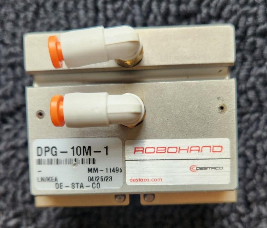 DESTACO DPG-10M-1 Robohand Two Jaw Parallel Pneumatic Gripper Bin 4