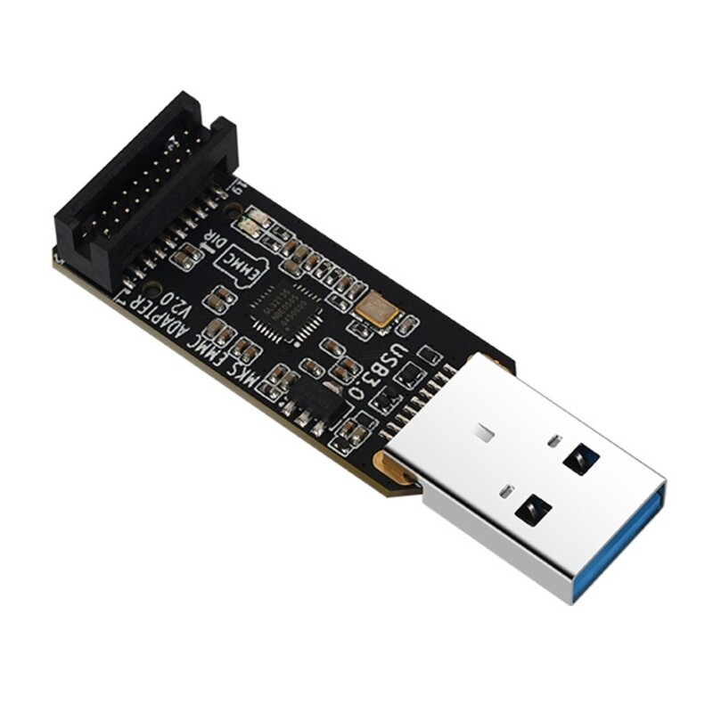 3D Printer Accessory EMMC-ADAPTER V2 Upgraded USB3.0 Card Reader Programmer