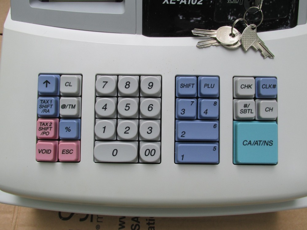 Sharp XE-A102 Electronic Cash Register BEEPS