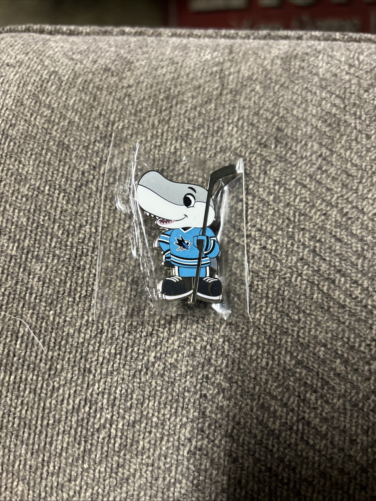 NHL Hockey Team San Jose Sharks “ SHARKIE” The Mascot Lapel Pin New!