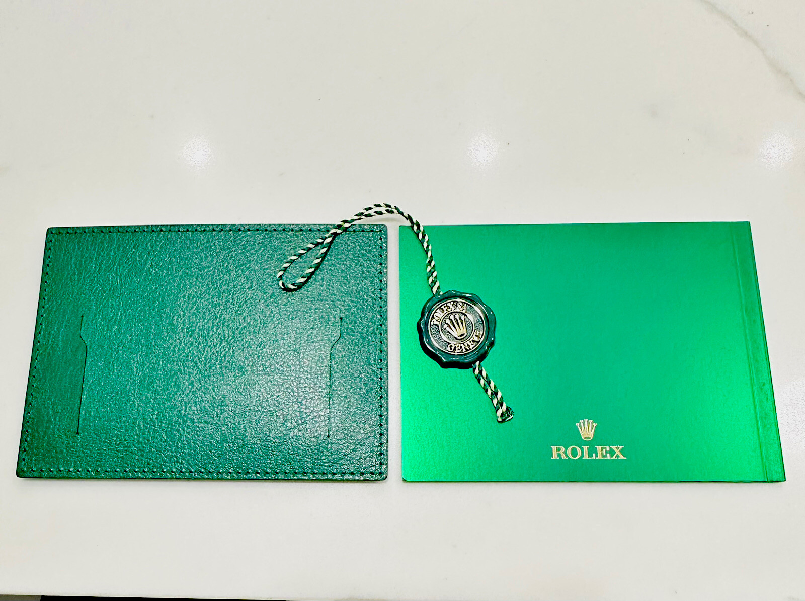 Authentic Rolex Datejust Booklet Tag Card Holder 126334 126300 126333 2020-NOW