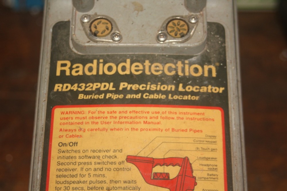 Radiodetection Precision Locator Depth Finder RD432PDL