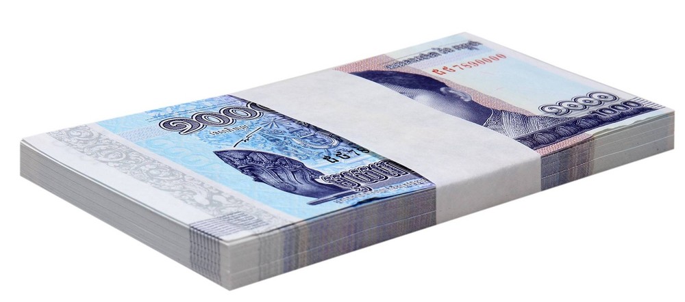 Cambodia 1000 Riels, 2016, P-67, UNC X 100 PCS Bundle Pack