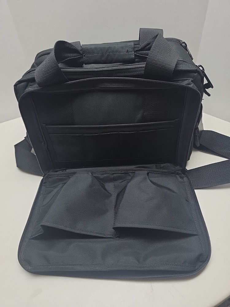 Tactical Performance Shooting Range Bag Black Padded Excellent Condition