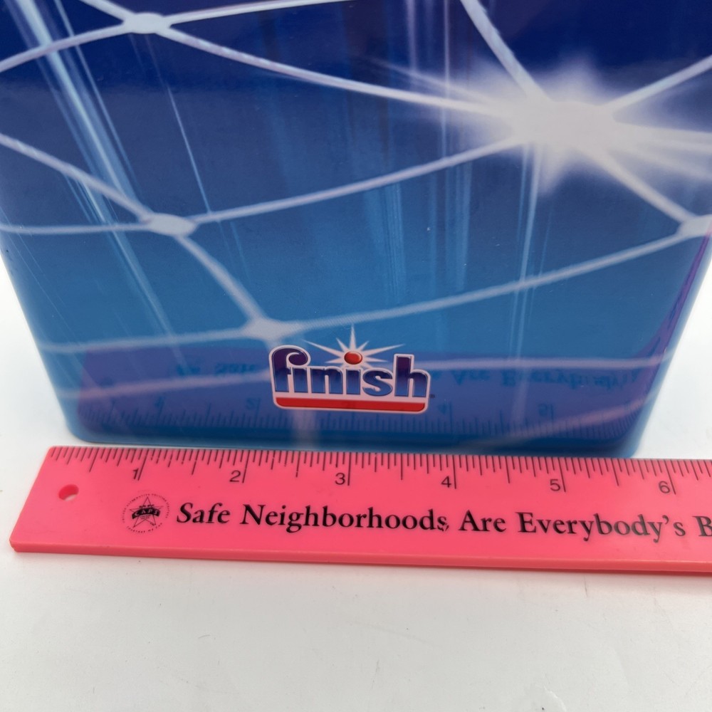 Finish Soap Tin with Hinged Lid from 2010 Empty Novelty Storage Tin