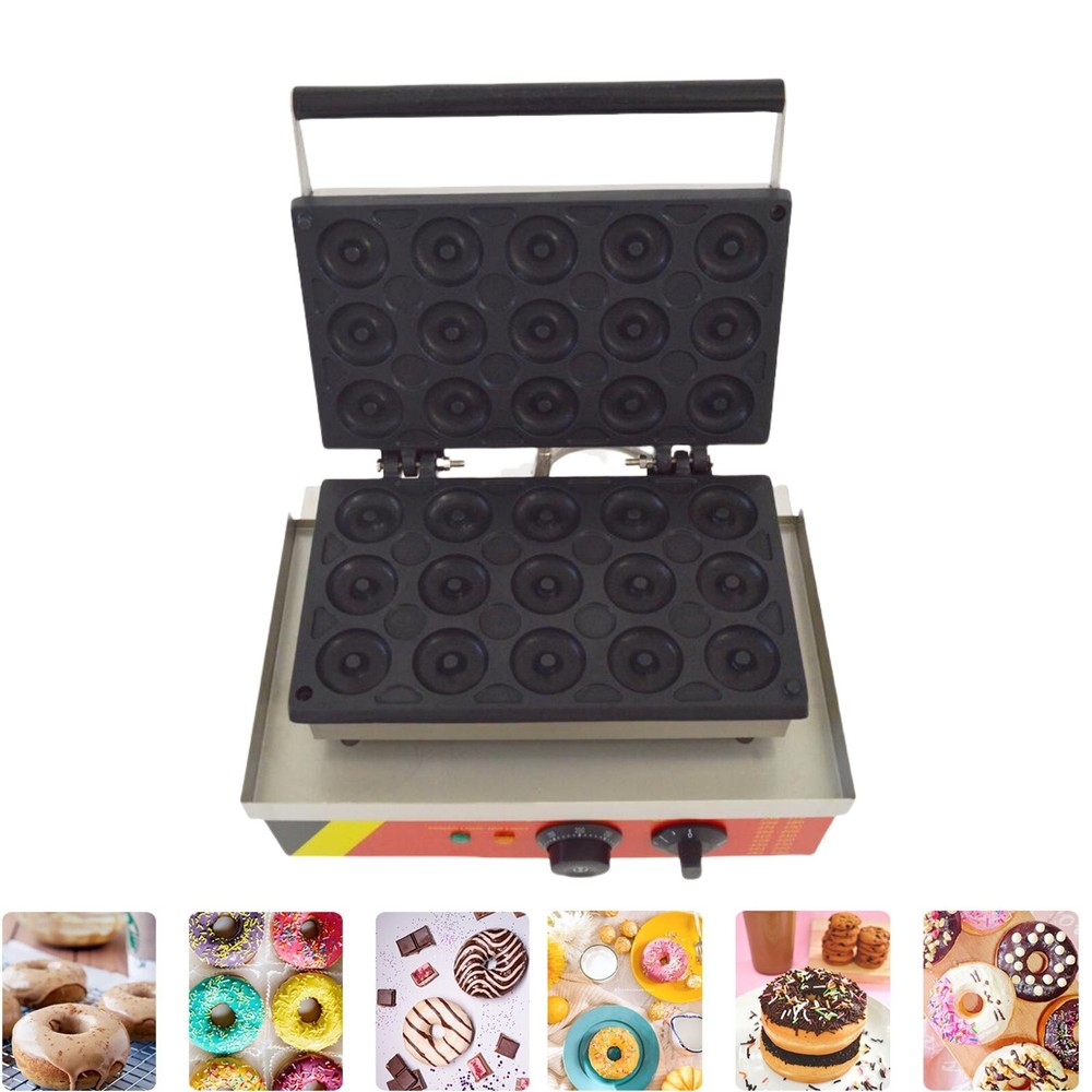 110V Electric Donut Maker Waffle Machine Doughnut Making Machine 15-hole