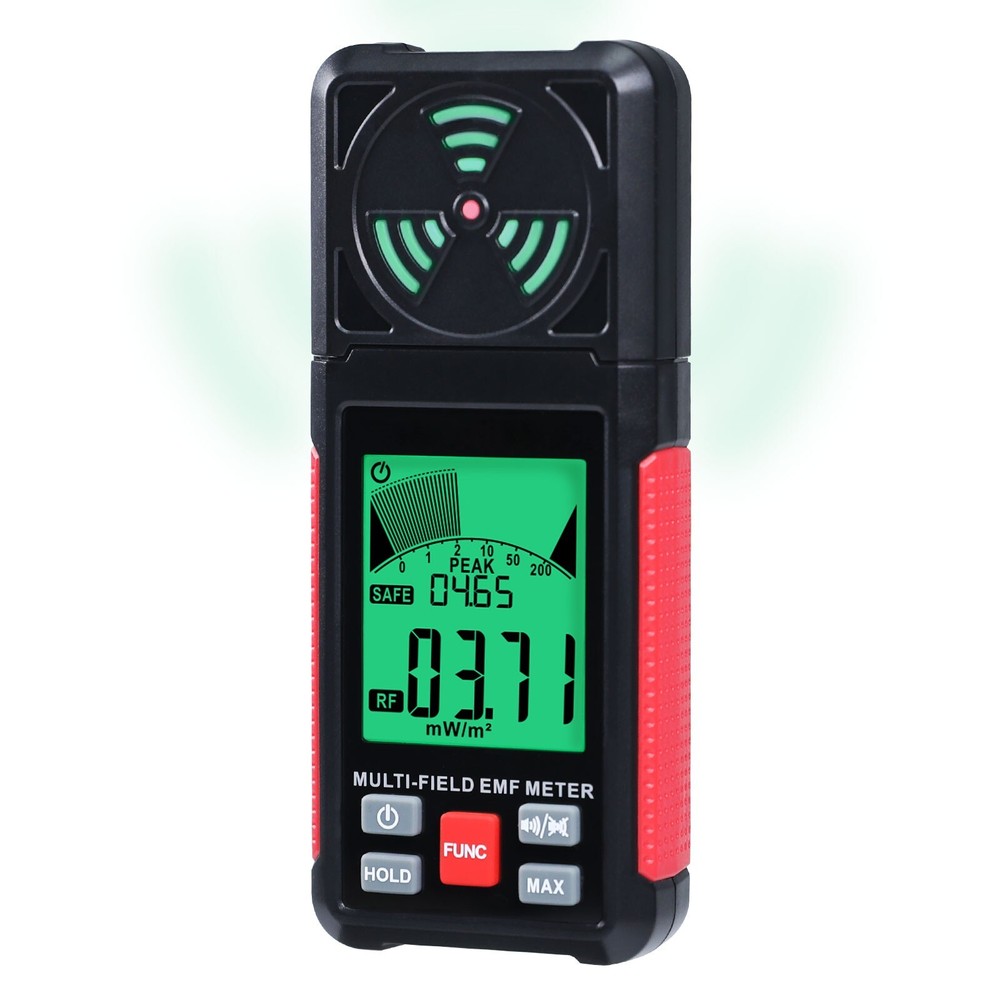 Portable Electromagnetic Field Radiation Detector for EF, RF, MF Detection