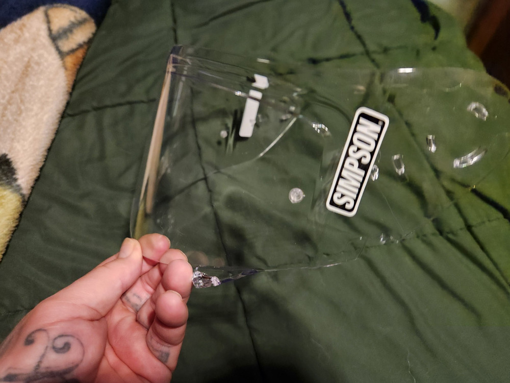 Simpson CLEAR Face Shield Ghost / Speed