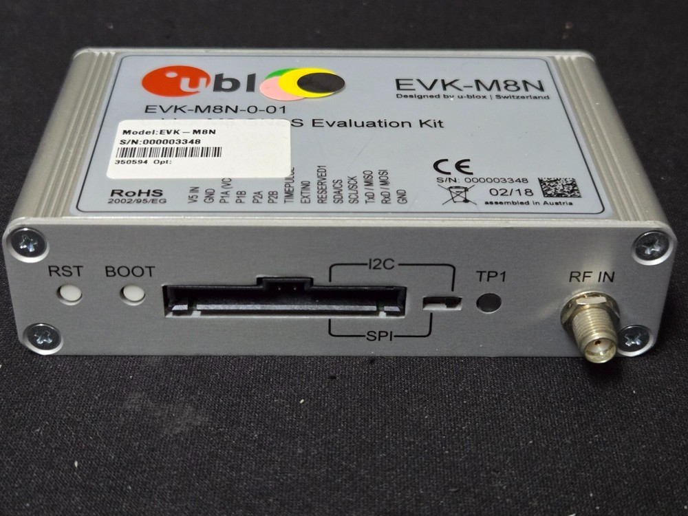 u-blox EVK-M8N : M8 concurrent GNSS evaluation kit (3348)