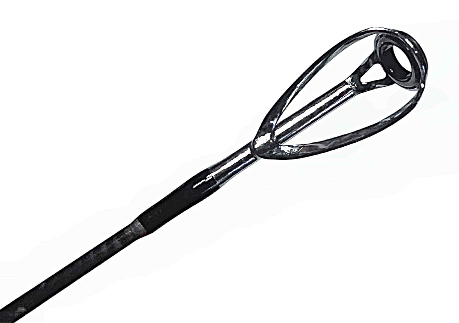 9ft Fishing Rod Spinning Pole Carbon Fiber Reel Combo line Heavy Fast 2 section