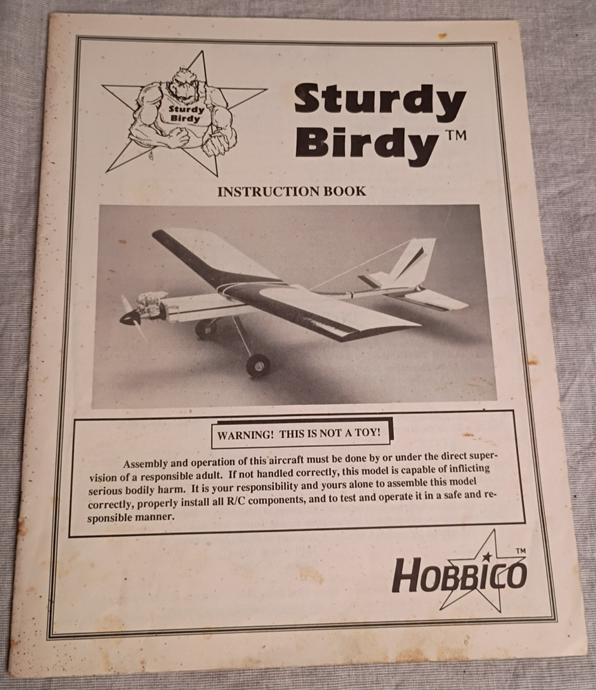 Hobbico Sturdy Birdy Instruction Book
