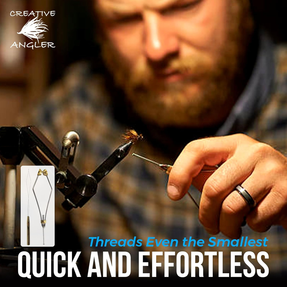 Fly Tying Bobbin and Threader Combo - Essential Fly Tying Tools, Durable Fly Tyi