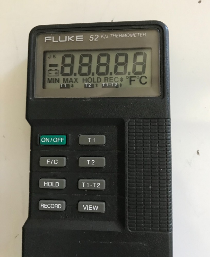 Fluke 52 K/J thermometer