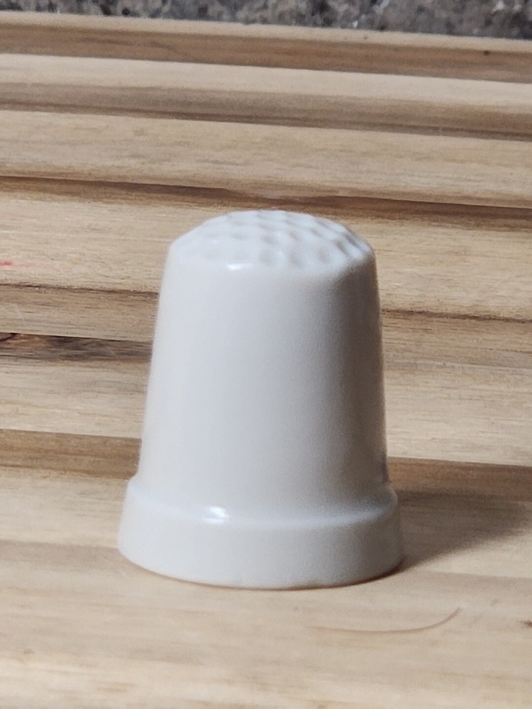 Vintage Teddy Bear Thimble Porcelain