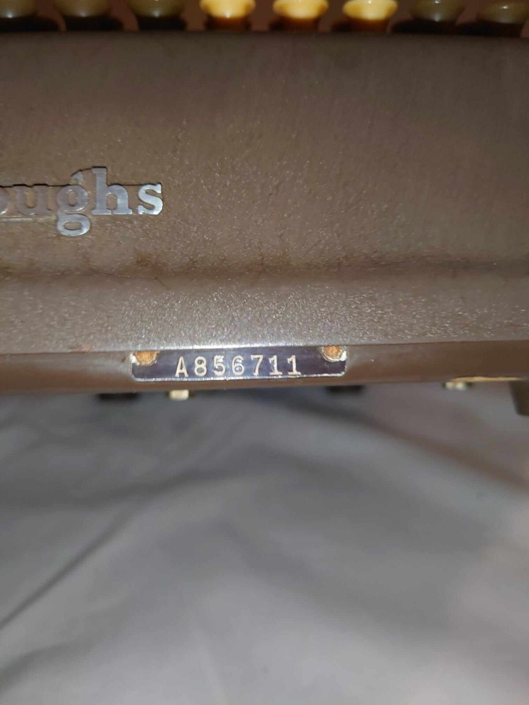 Historically Significant Antique Burroughs Adding Machine - Still Useful Today!