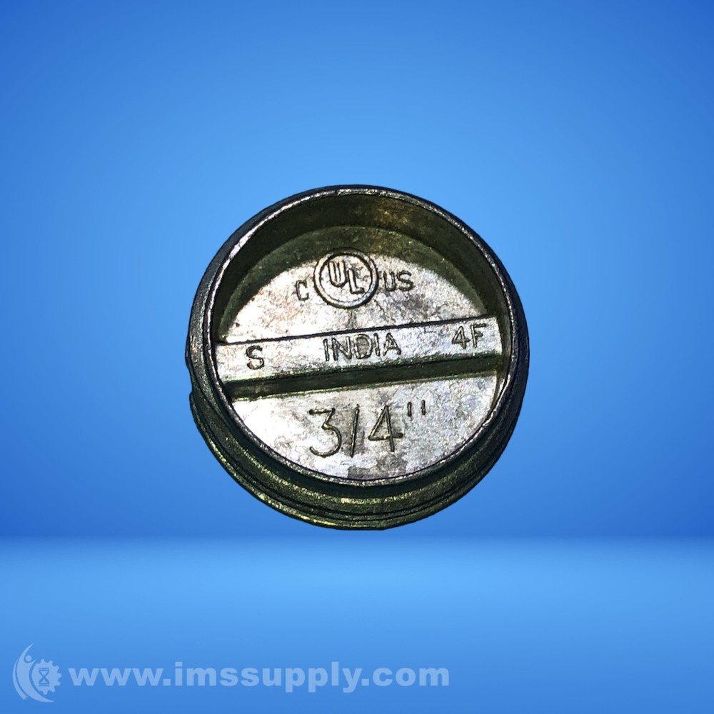 Zinc Closure Plug 3/4" FNIP