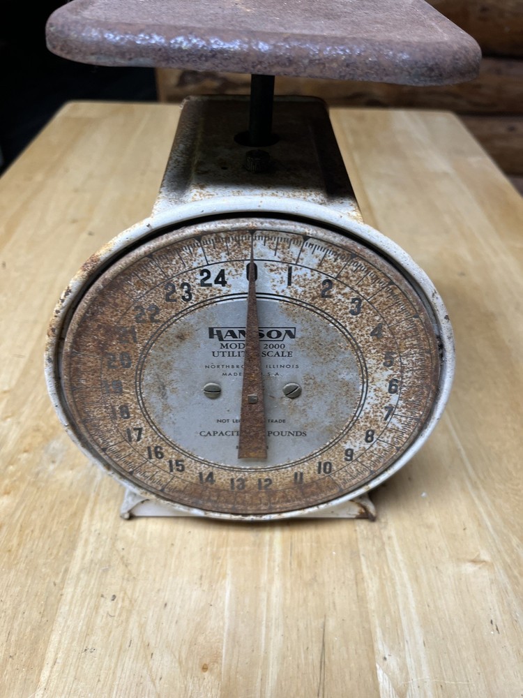 Hanson Model 2000 Utility Scale 25 lbs VTG