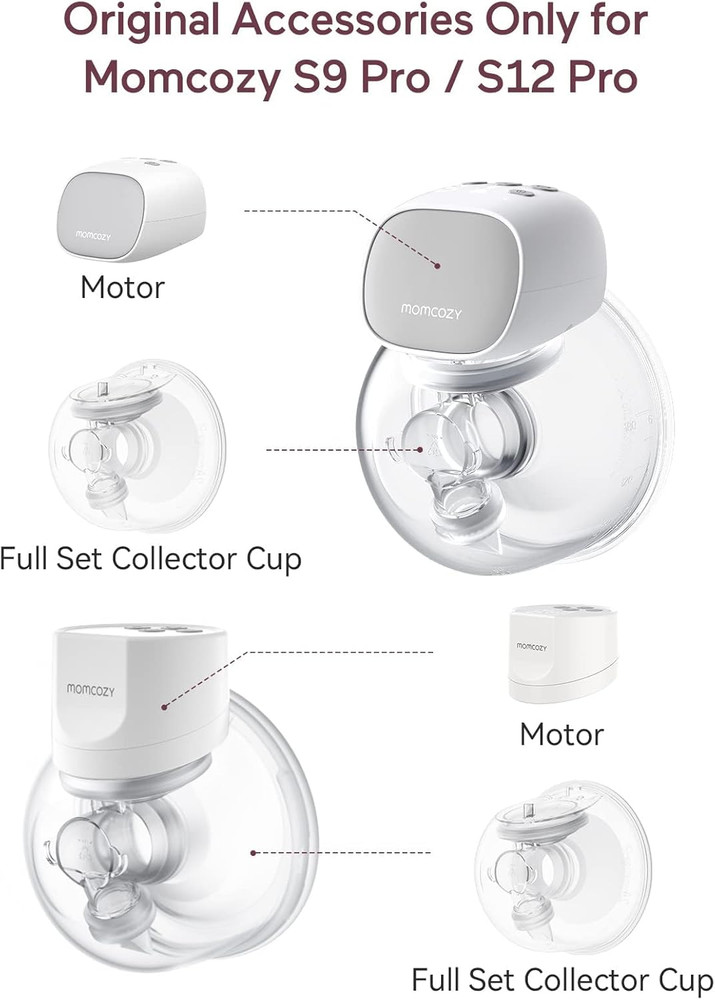 Original S9 Pro/S12 Pro Replacement Accessories, Only Compatible with S9 Pro/S12