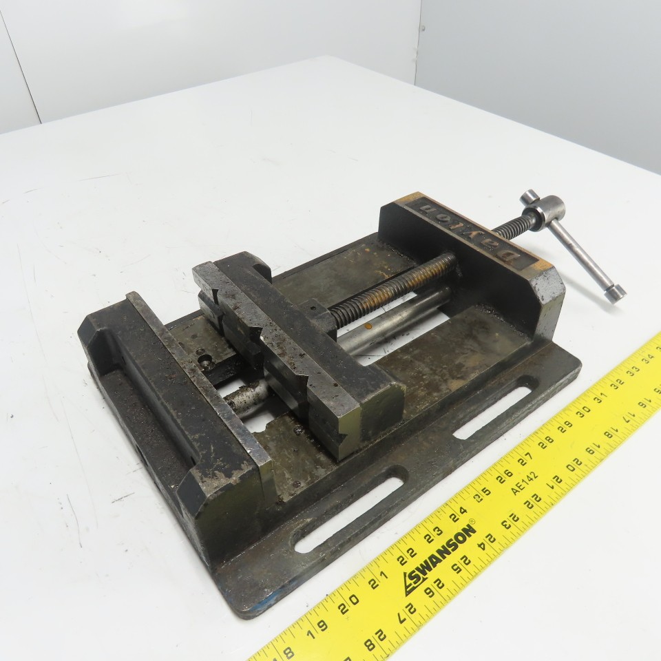 Dayton 8" Precision Machine Milling Vise 8" Jaw Opening Fixed Base