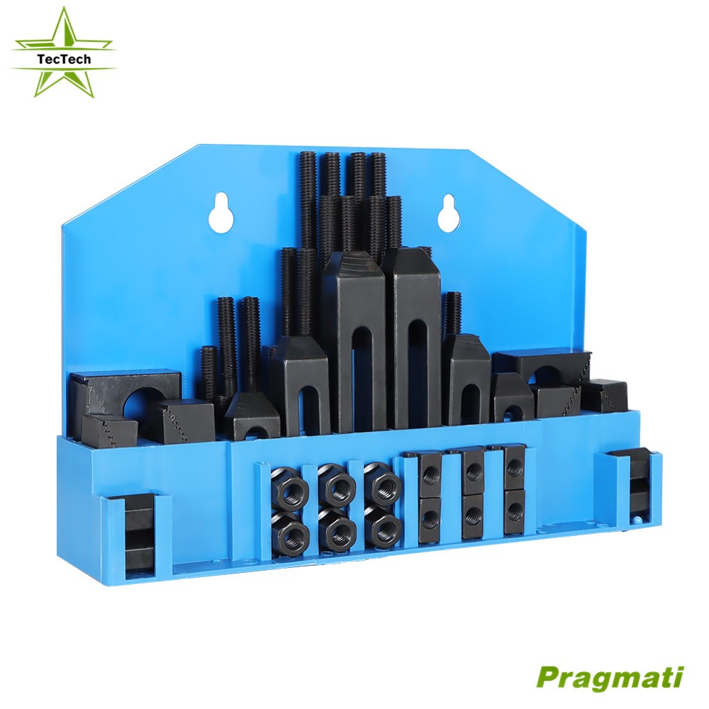 58 Pack 1/2 T-Slot Clamping Kit Mill Machinist Set With 3/8Inch -16 Studs