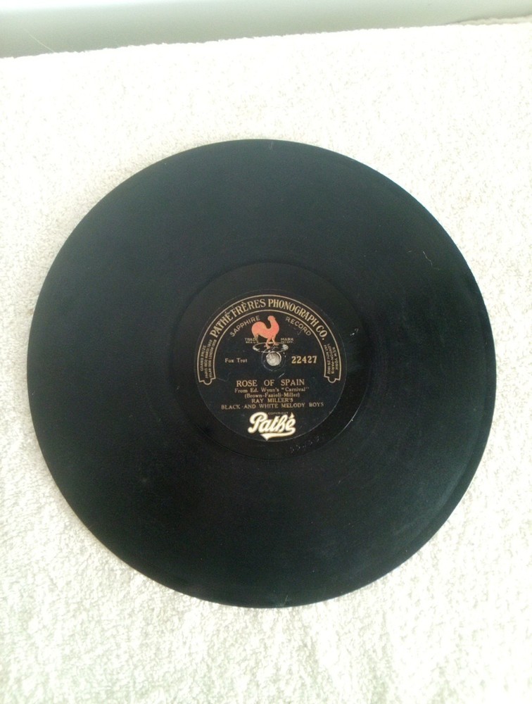 Antique Pathe Phonograph Record
