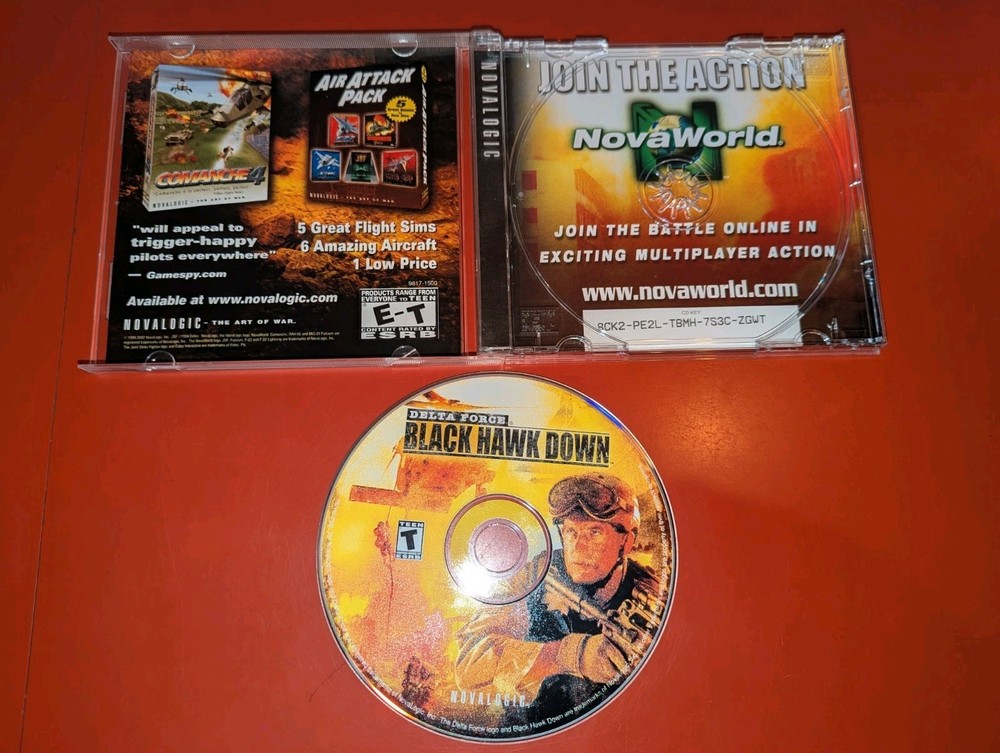 Delta Force: Black Hawk Down [PC CD-ROM, 2005 Novalogic]