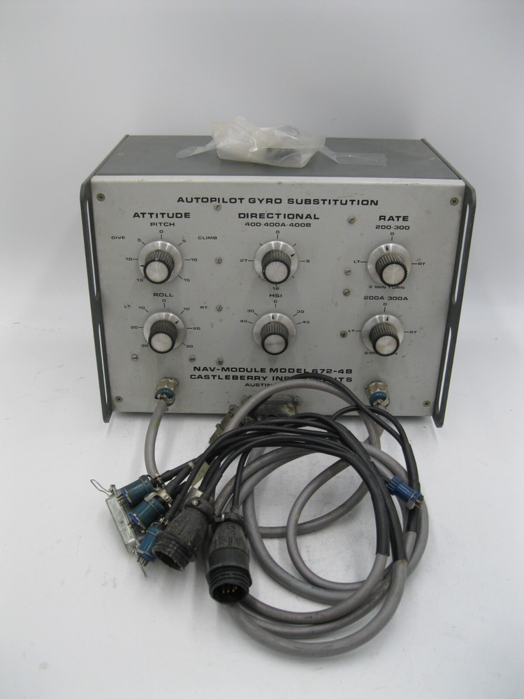 CASTELBERRY INSTRUMENTS & AVIONICS NAV-MODULE PN: 672-4B